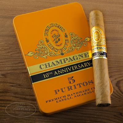 Perdomo Reserve 10th Anniversary Champagne Puritos Tin of 5 Cigars