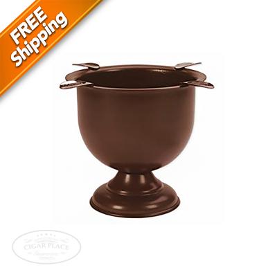 Tall Stinky Cigar Ashtray - Chocolate Brown