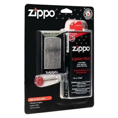 Zippo Lighter All In One Gift Kit